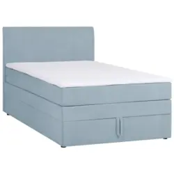 Boxspringbett mit Topper & Bettkasten 140x200 Wickie