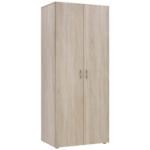 Möbelix Drehtürenschrank 74cm Basic Sonoma Eiche Dekor