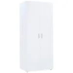 Möbelix Drehtürenschrank 74cm Basic Weiß