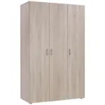 Möbelix Drehtürenschrank 110,7cm Basic Sonoma Eiche Dekor