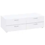Möbelix Schubladenbox Basic Weiß 4 Laden