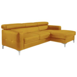 Ecksofa Sammy Gelb Leder