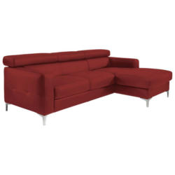 Ecksofa Sammy Rot Leder