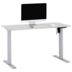 Möbelix Schreibtisch 120 Cm 71,5-116,5 Cm Strong Grau