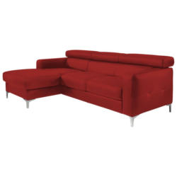 Ecksofa Mit Schlaffunktion Sammy Rot Leder