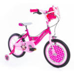 Möbelix Kinderfahrrad mit Stützrädern Huffy Minnie 16 Zoll