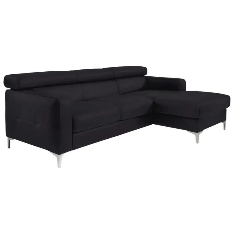 Ecksofa Mit Schlaffunktion Sammy Schwarz