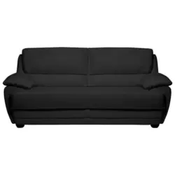 2-Sitzer-Sofa Nebolo Schwarz Lederlook