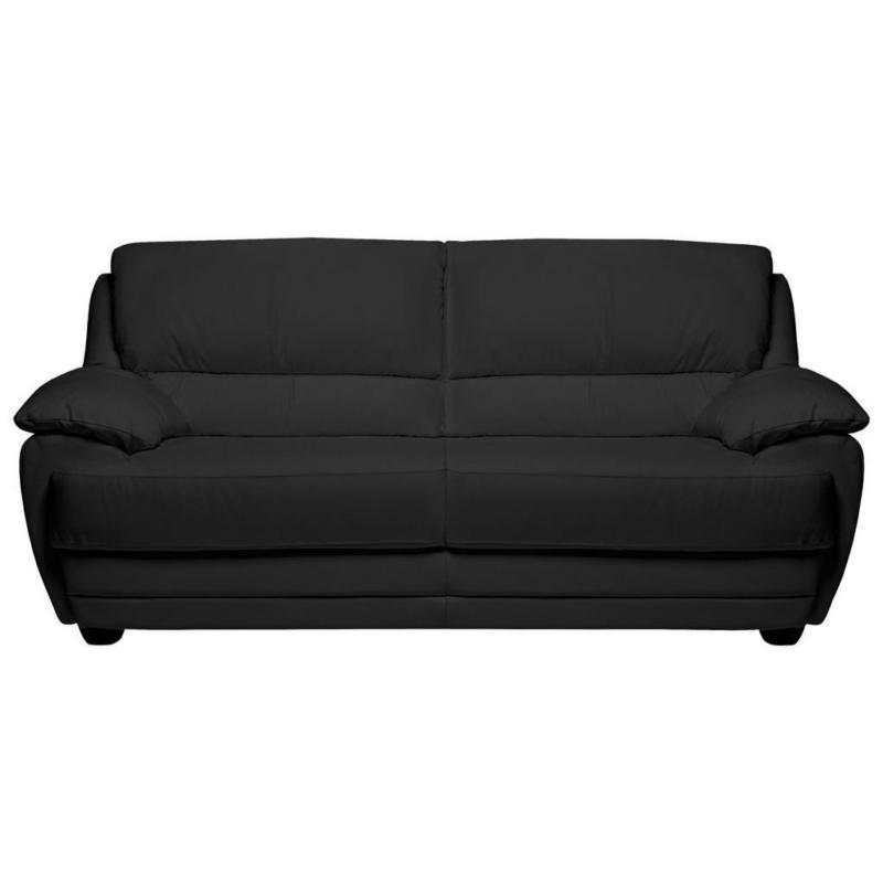 2-Sitzer-Sofa Nebolo Schwarz Lederlook