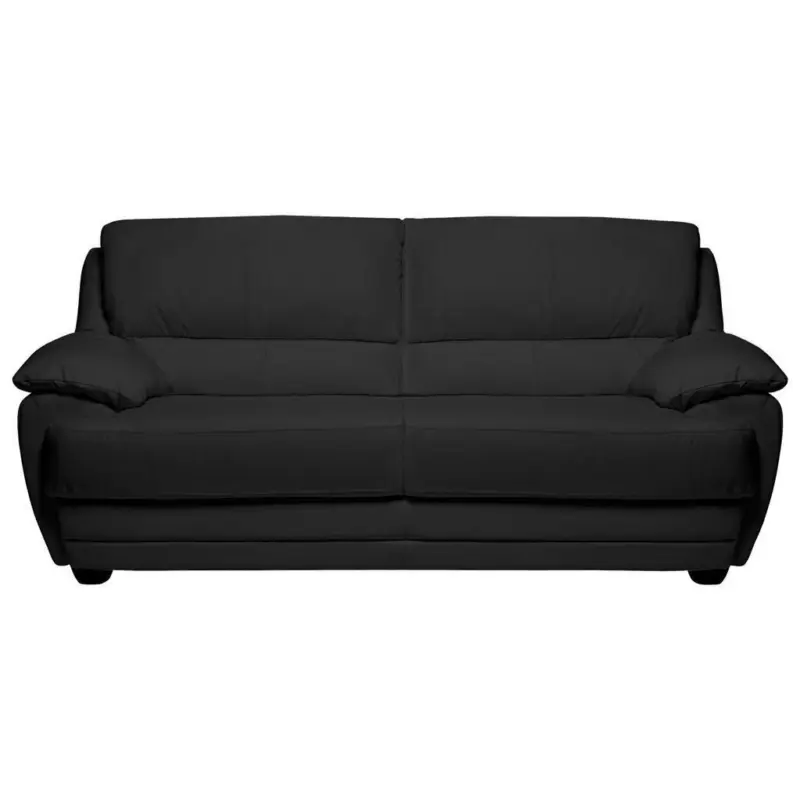 2-Sitzer-Sofa Nebolo Schwarz Lederlook