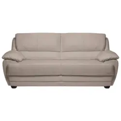 2-Sitzer-Sofa Nebolo Sandfarben Lederlook