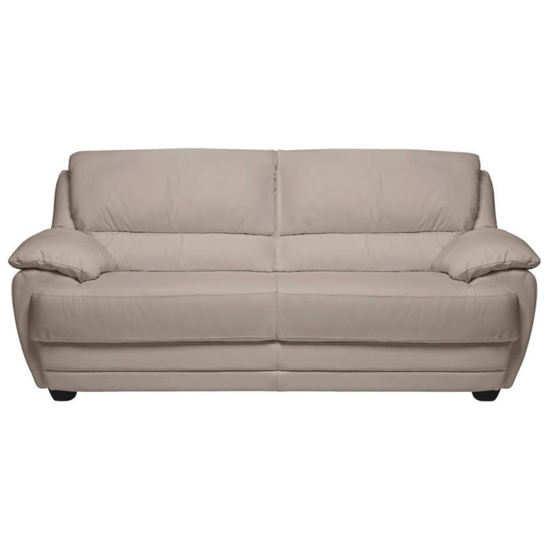 2-Sitzer-Sofa Nebolo Sandfarben Lederlook