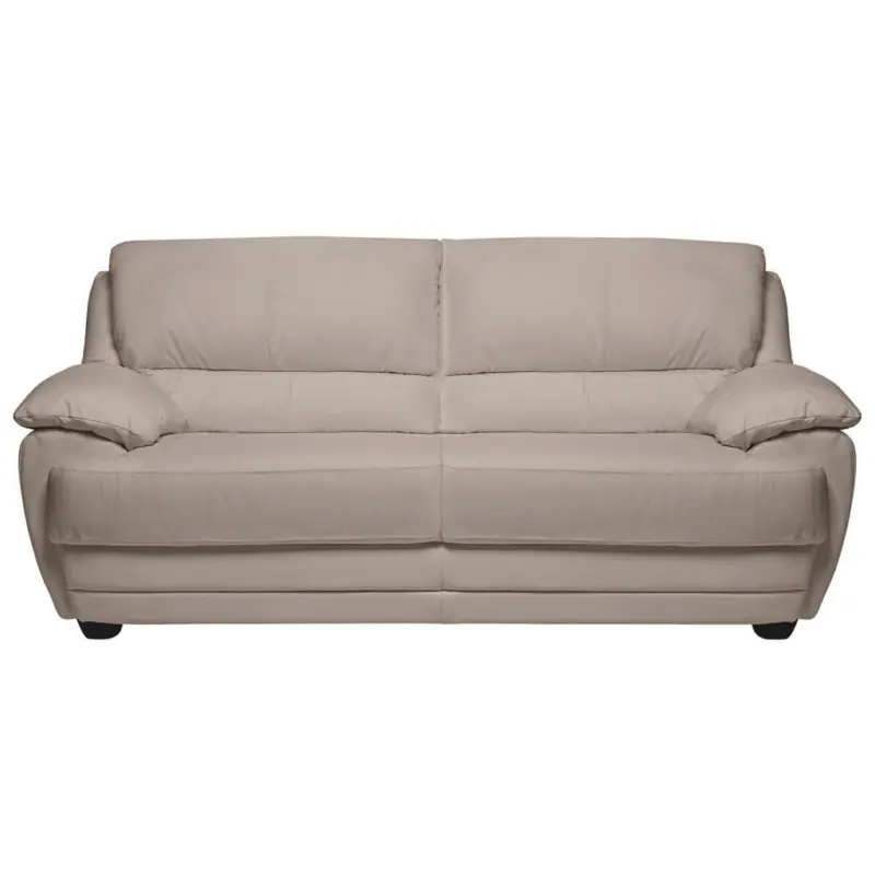 2-Sitzer-Sofa Nebolo Sandfarben Lederlook
