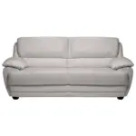 Möbelix 2-Sitzer-Sofa Nebolo Hellgrau Lederlook