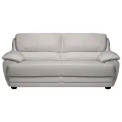 2-Sitzer-Sofa Nebolo Hellgrau Lederlook