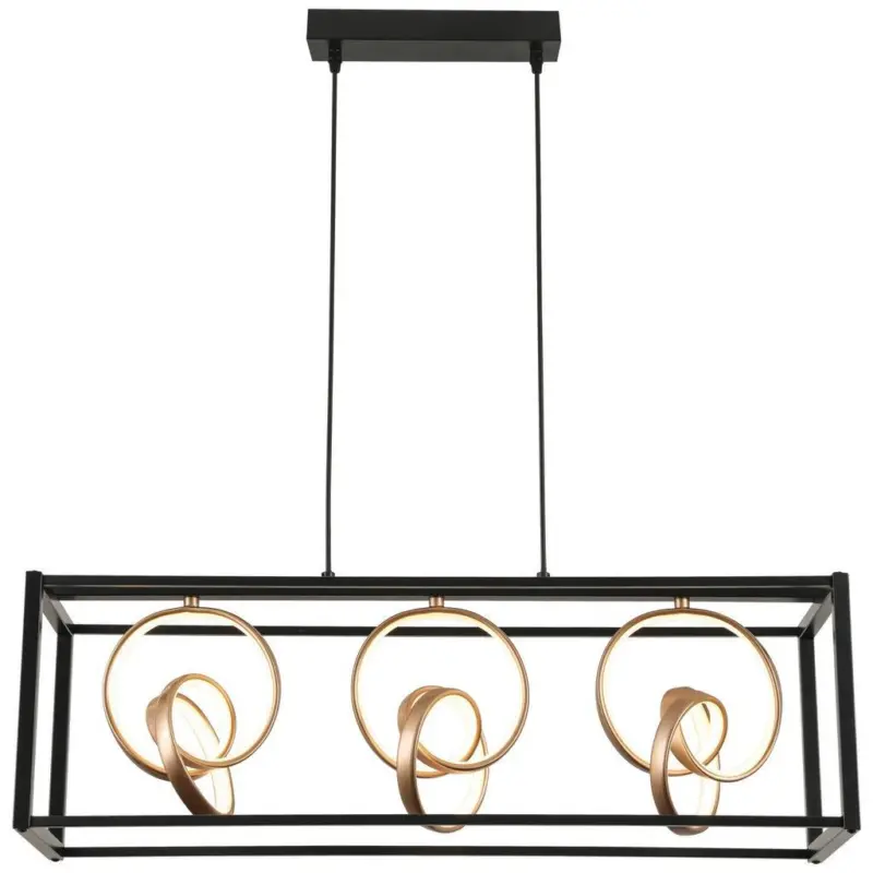 Led-hängeleuchte Manuela H: 25-120 1-Flammig