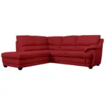 Möbelix Ecksofa Nebolo Rot Lederlook