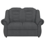 Möbelix 2-Sitzer-Sofa Boston Dunkelgrau Chenille