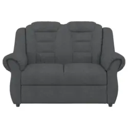 2-Sitzer-Sofa Boston Dunkelgrau Chenille