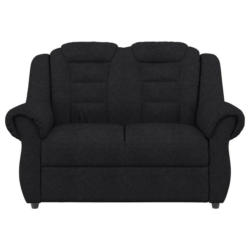 2-sitzer-sofa Boston Schwarz Chenille