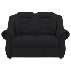2-Sitzer-Sofa Boston Schwarz Chenille