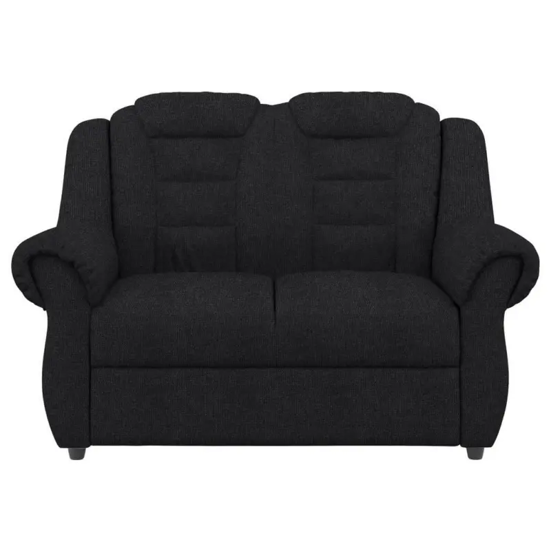 2-Sitzer-Sofa Boston Schwarz Chenille