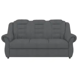 3-Sitzer-Sofa Boston Dunkelgrau Chenille