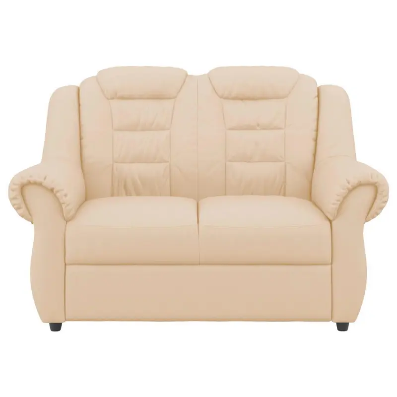 2-Sitzer-Sofa Boston Beige Lederlook