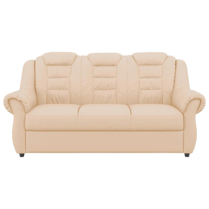 3-Sitzer-Sofa Boston Beige Lederlook