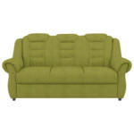 Möbelix 3-sitzer-sofa Boston Grün Chenille