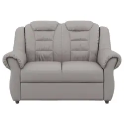 2-Sitzer-Sofa Boston Hellbraun Lederlook