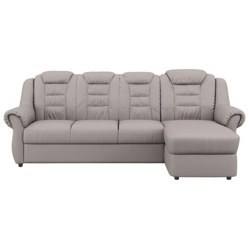 Ecksofa Boston Hellbraun Lederlook