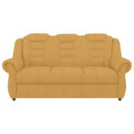 Möbelix 3-Sitzer-Sofa Boston Gelb Chenille