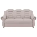 M&ouml;belix 3-Sitzer-Sofa Boston Hellgrau Lederlook