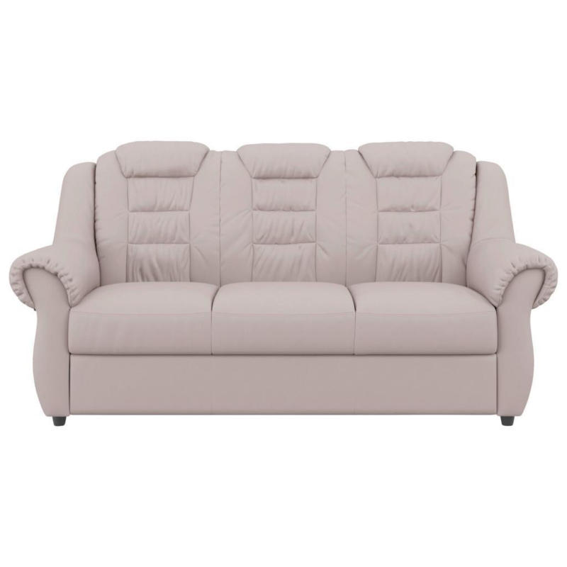 3-Sitzer-Sofa Boston Hellgrau Lederlook