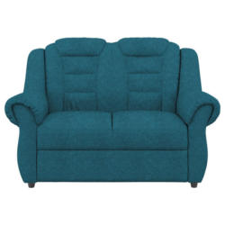 2-Sitzer-Sofa Boston Blau Chenille