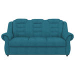 Möbelix 3-Sitzer-Sofa Boston Blau Chenille