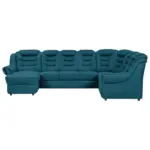 Möbelix Wohnlandschaft Boston Blau Chenille