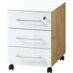 Möbelix Rollcontainer Gw.monteria Weiß/eiche Dekor