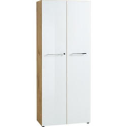 Aktenschrank Gw-Monteria Weiß/Eiche Dekor B: 80 cm