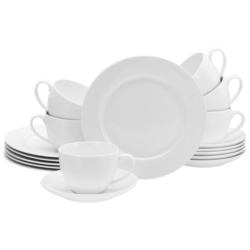 Kaffeeservice Porzellan 6 Personen Geschirr Set