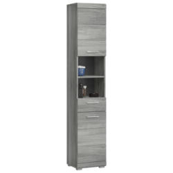 Hochschrank Bad Soul Bxh 37x191 Cm Silbereichenfarben