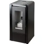 Möbelix Pelletofen Modern Baby Metall Schwarz