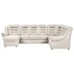 Möbelix Wohnlandschaft Boston Weiß Lederlook