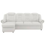 Möbelix Ecksofa Boston Weiß Lederlook