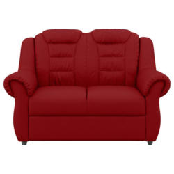 2-Sitzer-Sofa Boston Rot Lederlook