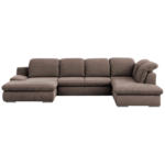 Möbelix Wohnlandschaft Isona Taupe Chenille