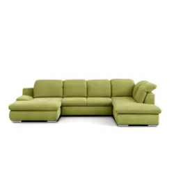 Wohnlandschaft Isona Gr&uuml;n Chenille