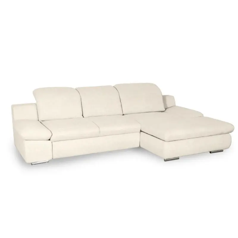 Ecksofa Isona Creme Chenille
