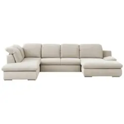 Wohnlandschaft Isona Creme Chenille